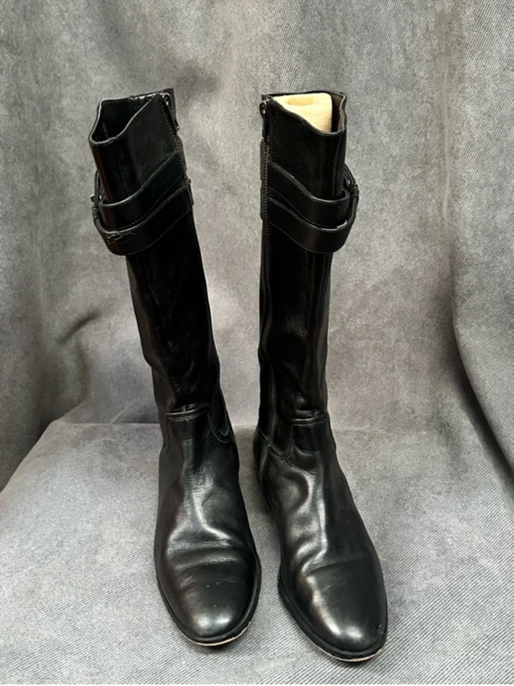 Coach knee high boots black leather size 9